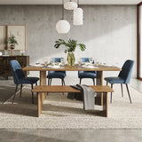 MADDOX UPHOLSTERED DINING CHAIR - Blueberry