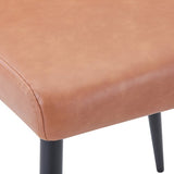 MADDOX UPHOLSTERED DINING CHAIR - Light Brown
