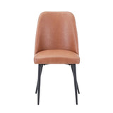 MADDOX UPHOLSTERED DINING CHAIR - Light Brown