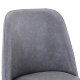 MADDOX UPHOLSTERED counter STOOL - Grey