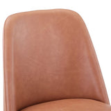 MADDOX UPHOLSTERED counter STOOL - Light Brown