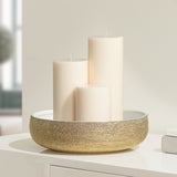 Brava Gold Spun Textured 10d" Bowl