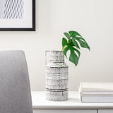 Takara Pattern 9.5h" Ceramic Pitcher Vase