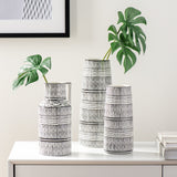 Takara Pattern 9.5h" Ceramic Pitcher Vase