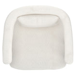 Scarlet Accent Chair - Ivory Boucle/Black