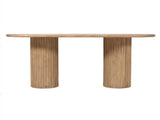 Breck 84" Double Pedestal Dining Table