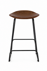 NATURE'S EDGE BACKLESS STOOL - LIGHT CHESTNUT