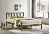 Kalina Double Bed - Antique Walnut