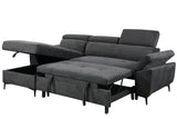 Luccio Sleeper Sectional - LHF Storage Chaise
