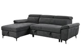 Luccio Sleeper Sectional - LHF Storage Chaise