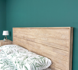 Luxury bedroom setup featuring Gia King Bed with modern decor styling
