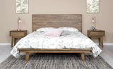 Luxury bedroom setup featuring Gia Queen Bed with modern decor styling