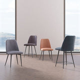 MADDOX UPHOLSTERED DINING CHAIR - Light Brown