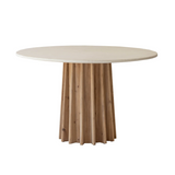 Sculpture Dining Table - Two Tone