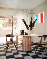 Sculpture Dining Table - Two Tone