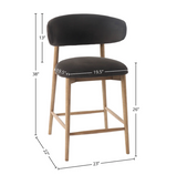 Milo Counter Stools - Fabric