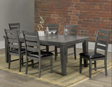 Glen 7Pcs Dining Set - Grey