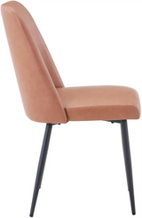 MADDOX UPHOLSTERED DINING CHAIR - Light Brown