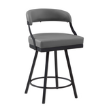 Mandy Counter Stool - Grey