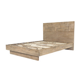 Side view of Atlantis Queen Bed showing elegant frame structure