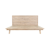 Side view of Gia King Bed showing sleek and elegant frame design