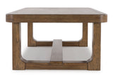 Top view of Cabalynn coffee table showing clean and balanced design