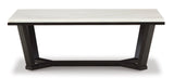 Top view of Selena coffee table showing clean and balanced design