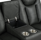 Albus Power Reclining Loveseat with Storage Console