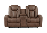 Albus Power Reclining Loveseat with Storage Console
