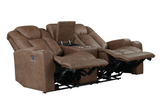 Albus Power Reclining Loveseat with Storage Console
