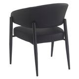Bronson Dining/Lounge Chair- Black