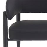 Bronson Dining/Lounge Chair- Black