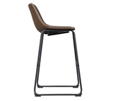 Camlyn Upholstered Bar Stool- Brown
