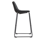 Camlyn Upholstered Bar Stool- Black