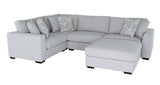 Front view of Cloud large modular sectional sofa