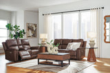 Corwell Power Recliner Loveseat with ADJ Headrest and Console