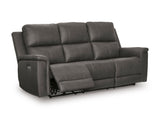 Corwell Power Recliner Sofa with ADJ Headrest
