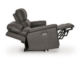 Corwell Power Recliner Sofa with ADJ Headrest