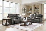 Corwell Power Recliner Sofa with ADJ Headrest