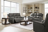 Corwell Power Recliner Sofa with ADJ Headrest