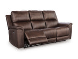 Corwell Power Recliner Sofa with ADJ Headrest