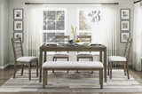 Emilia 6-piece pack dining set available at Couch9 furniture store in Calgary Alberta
