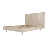 Genesis Queen Bed styled in a contemporary bedroom interior