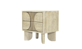 Side view of Haru nightstand showing clean and minimalist design