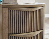 Helios Chairside End Table w/ 3 Drawers
