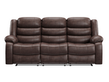 Krypton Manual Reclining Sofa with drop down table and LED Lighting