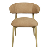 Milo Dining Chair - Tan Suede