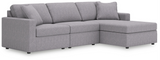 Modern sectional with multiple color options