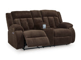 Olympus Power Recliner Loveseat w/ Console