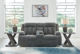 Olympus Power Recliner Loveseat w/ Console